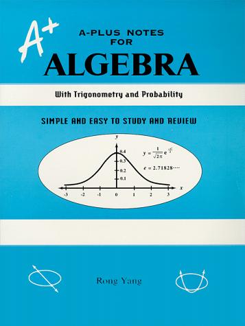 Cover of A-Plus Notes for Algebra