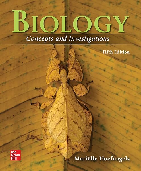 Cover of Biology: Concepts and Investigations