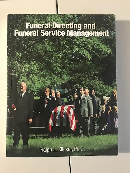 Cover of Funeral Directing and Funeral Service Management Ralph L. Klicker