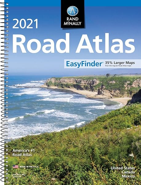 Cover of Rand McNally 2021 Easyfinder Midsize Road Atlas