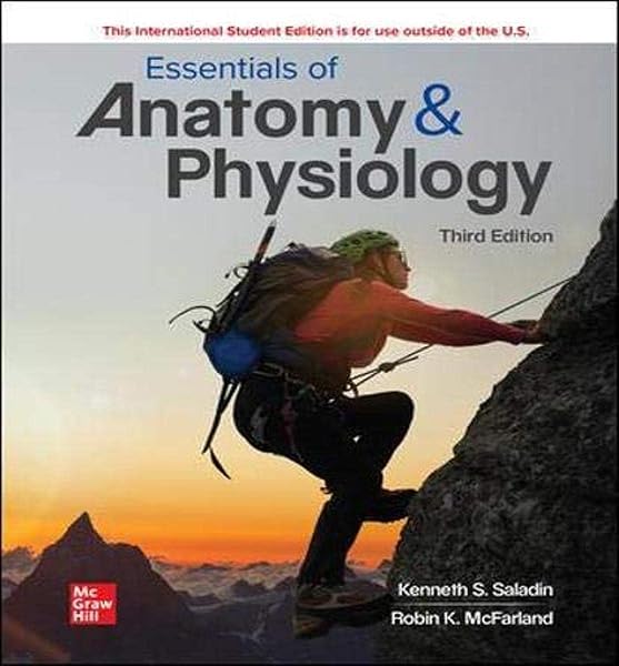 Cover of Essentials of Anatomy & Physiology ISE [Paperback] Kenneth S. Saladin, Robin McFarland, Christina A. Gan