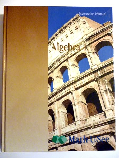 Cover of Algebra 1 Instruction Manual
