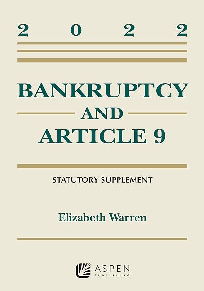 Cover of Bankruptcy & Article 9: 2022 Statutory Supplement
