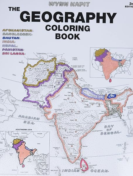 Cover of Geography Coloring Book