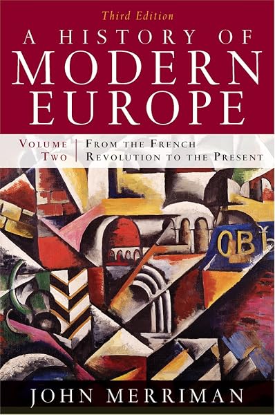 Cover of A History of Modern Europe: From the French Revolution to the Present