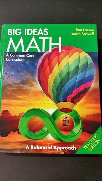 Cover of BIG IDEAS MATH: Common Core Teacher Edition Green 2014