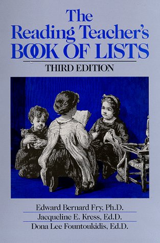 Cover of Reading Teacher's Book of Lists (Spiral Wire) (J-B Ed: Book of Lists)