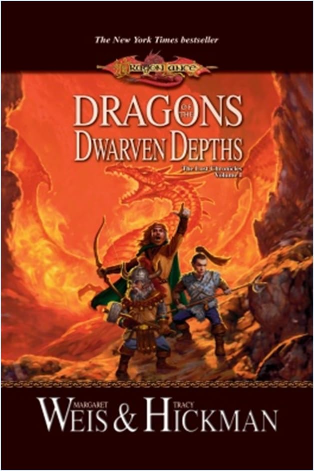 Cover of Dragons of the Dwarven Depths (Dragonlance: The Lost Chronicles, Book 1)