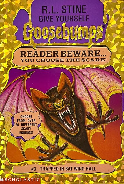 Cover of Trapped in Bat Wing Hall (Give Yourself Goosebumps #3)