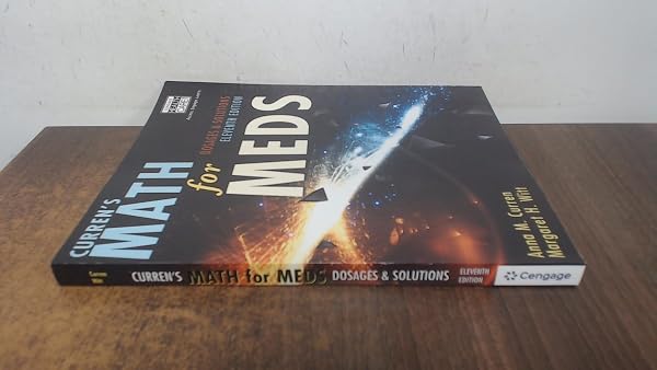 Cover of Curren's Math for Meds: Dosages and Solutions, 11th Edition