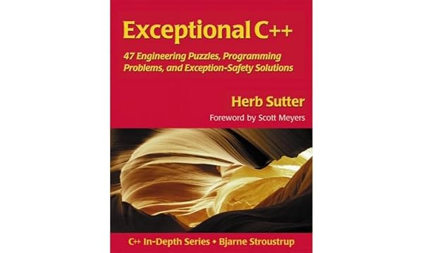 Cover of Exceptional C++: 47 Engineering Puzzles, Programming Problems, and Solutions
