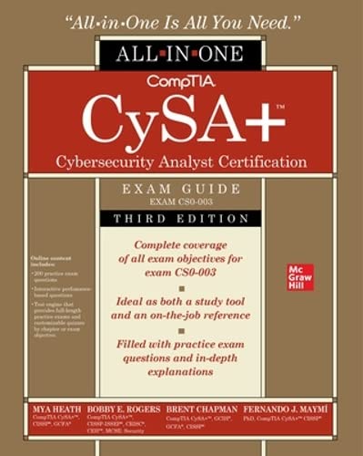 Cover of CompTIA CySA+ Cybersecurity Analyst Certification All-in-One Exam Guide, Second Edition (Exam CS0-002) Chapman, Brent and Maymi, Fernando