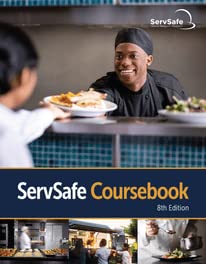 Cover of ServSafe Coursebook, 8th Edition, Softcover + Online Exam Voucher [Paperback] ServSafe