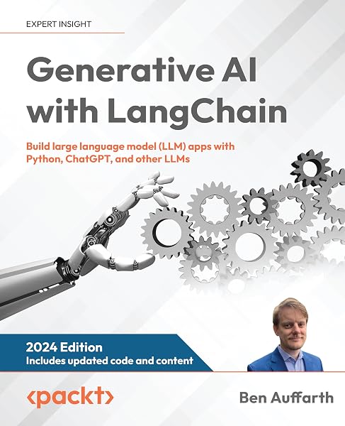 Cover of Generative AI with LangChain: Build large language model (LLM) apps with Python, ChatGPT, and other LLMs