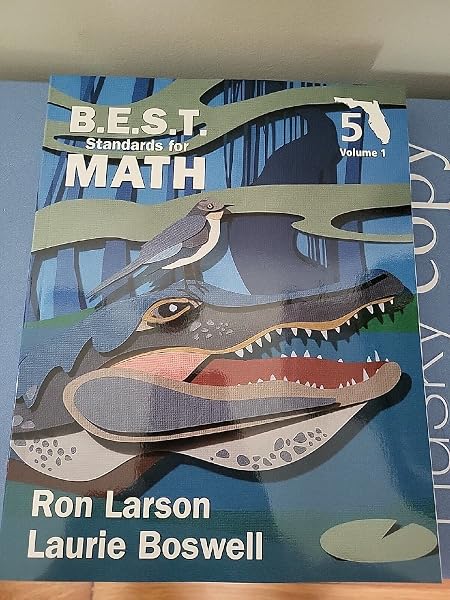 Cover of Florida's B.E.S.T. Standards For Math Grade 5 Volume 1