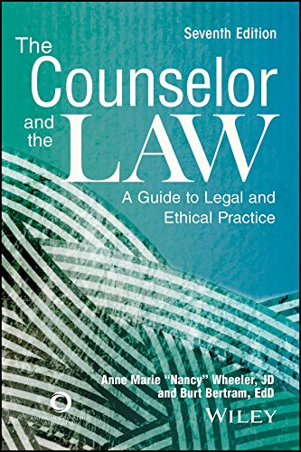 Cover of The Counselor and the Law: A Guide to Legal and Ethical Practice