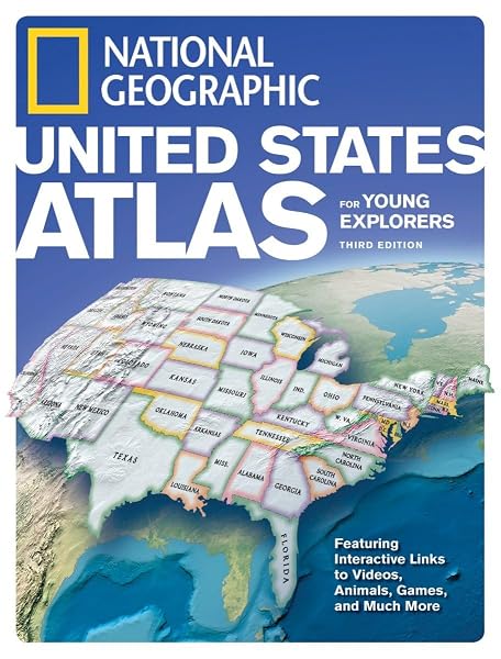 Cover of National Geographic U.S. Atlas For Young Explorers 3rd Edition (National Geographic United States Atlas for Young Explorers)
