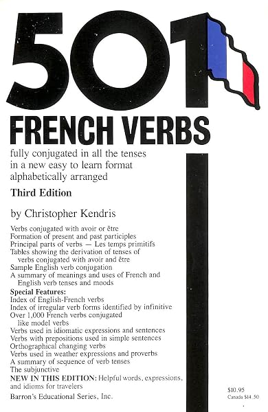 Cover of 501 French Verbs