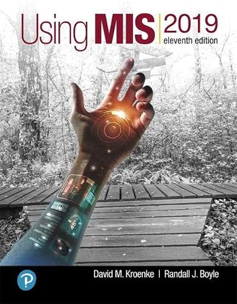 Cover of Using MIS [Paperback] Kroenke, David and Boyle, Randall