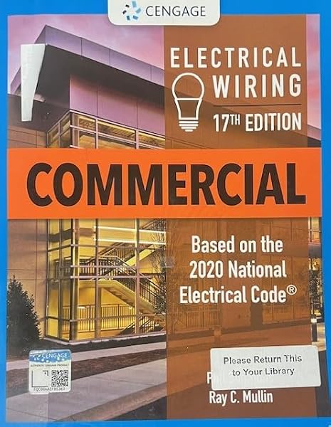 Cover of Electrical Wiring Commercial, 17th Edition, c. 2021, 9780357360620, 0357360621