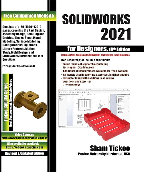 Cover of SOLIDWORKS 2021 for Designers, 19th Edition