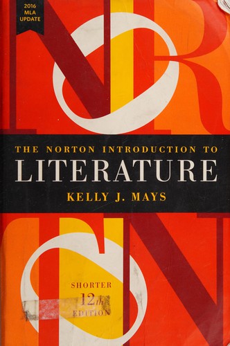Cover of The Norton Introduction to Literature with 2016 MLA Update