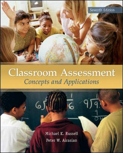 Cover of Classroom Assessment: Concepts and Applications, 7th Edition