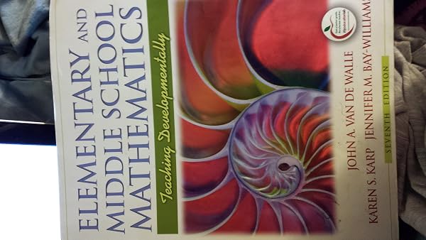 Cover of Elementary and Middle School Mathematics: Teaching Developmentally (7th Edition)