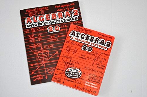 Cover of Teaching Textbooks Algebra 2 Answer Key and Test Bank