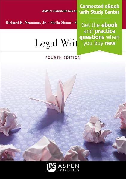Cover of Legal Writing [Connected eBook with Study Center] (Aspen Coursebook)