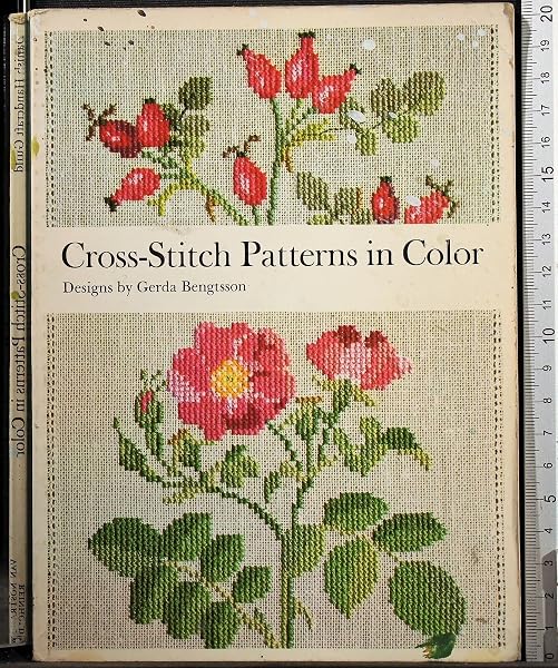 Cover of Cross-Stitch Patterns in Color (English and Danish Edition)