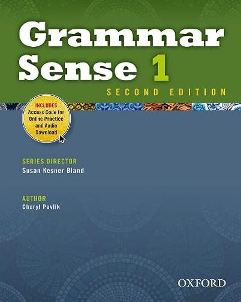 Cover of Grammar Sense 1 Student Book with Online Practice Access Code Card
