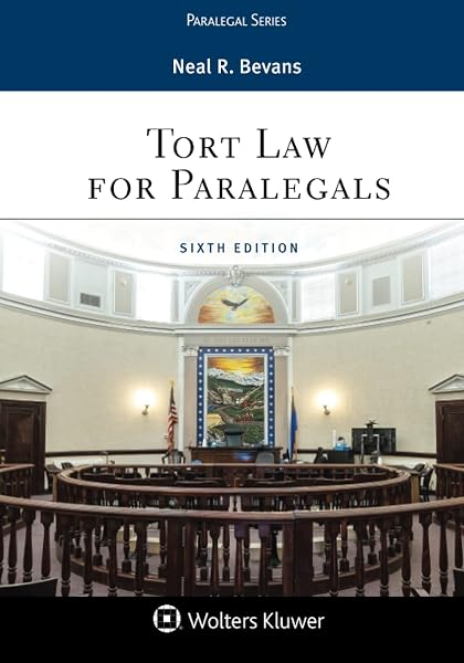 Cover of Tort Law for Paralegals (Aspen Paralegal Series)