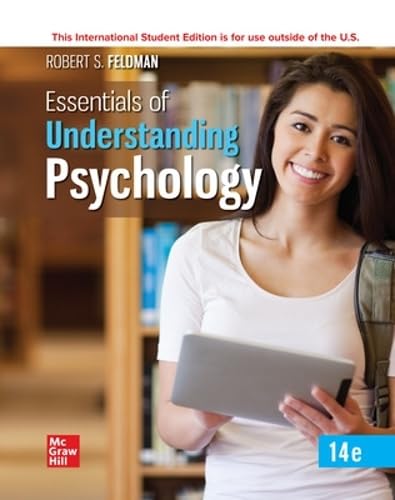 Cover of Essentials of Understanding Psychology 14TH Edition, International Edition (Robert S. Feldman)