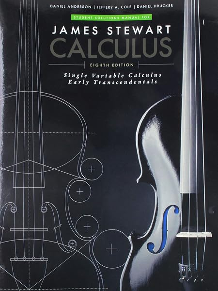 Cover of Student Solutions Manual for Stewart's Single Variable Calculus: Early Transcendentals, 8th (James Stewart Calculus)