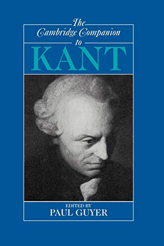 Cover of The Cambridge Companion to Kant (Cambridge Companions to Philosophy)
