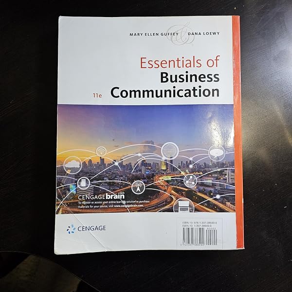 Cover of Essentials of Business Communication (MindTap Course List)