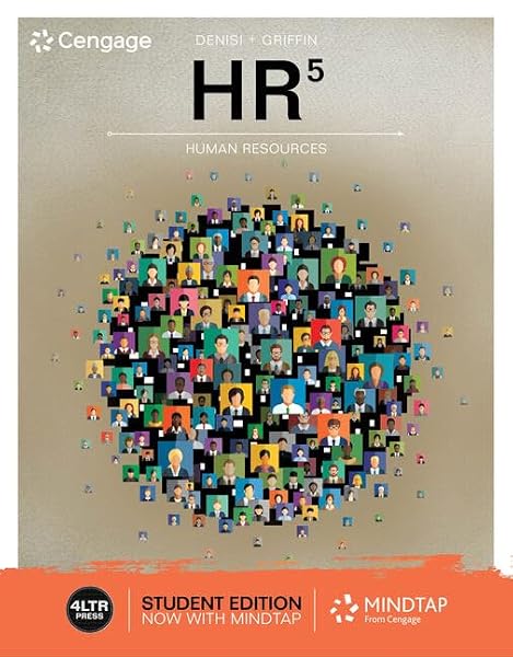 Cover of HR (MindTap Course List) [Paperback] DeNisi, Angelo and Griffin, Ricky