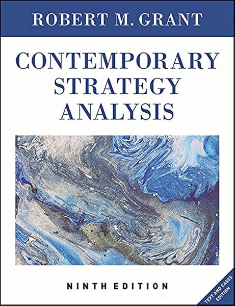 Cover of Contemporary Strategy Analysis: Text and Cases Edition