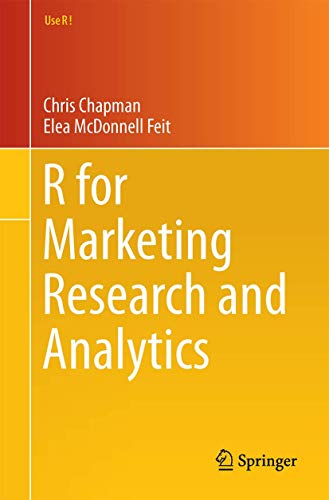 Cover of R for Marketing Research and Analytics (Use R!)
