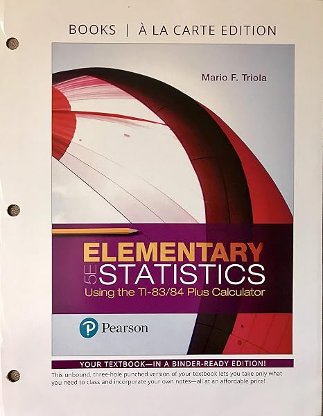 Cover of Elementary Statistics