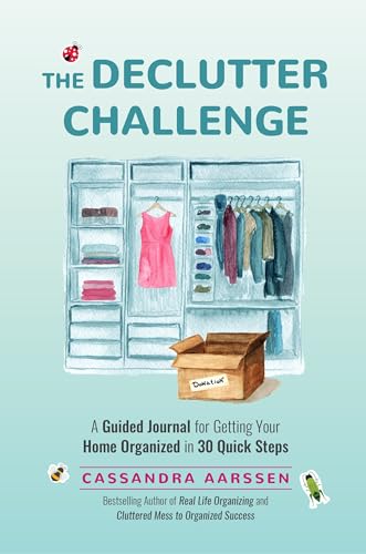 Cover of The Declutter Challenge: A Guided Journal for Getting your Home Organized in 30 Quick Steps (Guided Journal for Cleaning & Decorating, for Fans of Cluttered Mess) (Clutterbug)