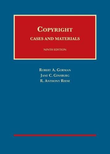 Cover of Copyright (University Casebook Series)