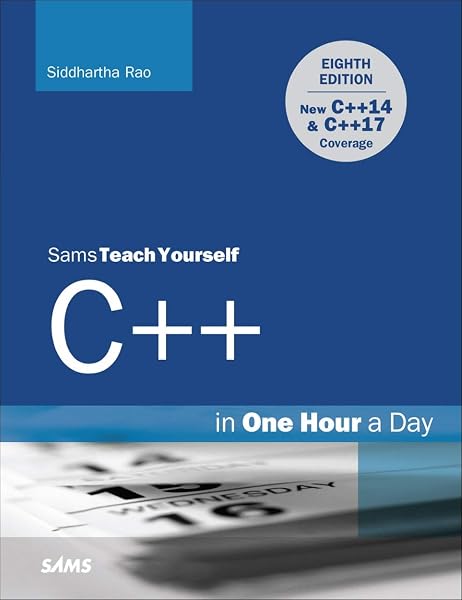 Cover of C++ in One Hour a Day, Sams Teach Yourself