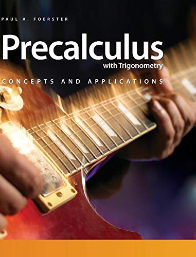 Cover of Precalculus With Trigonometry + Flourish, 6-year Access: Concepts and Applications