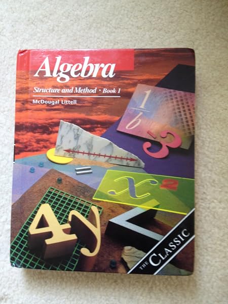 Cover of Algebra: Structure and Method, Book 1 Richard G. Brown; Mary P. Dolciani; Robert H. Sorgenfrey and William L. Cole
