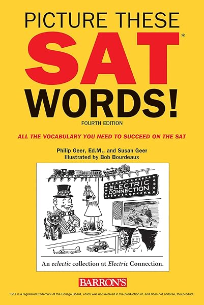 Cover of Picture These SAT Words!: All The Vocabulary You Need to Succeed on the SAT (Barron's SAT Prep)