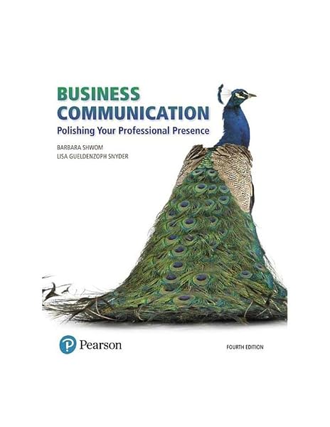 Cover of Business Communication: Polishing Your Professional Presence (What's New in Business Communication)