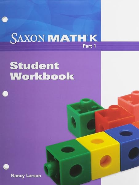 Cover of Saxon Math K: Workbooks