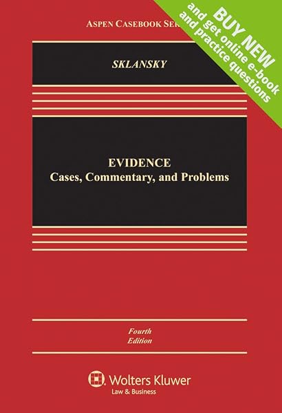 Cover of Evidence: Cases, Commentary, and Problems (Aspen Casebook)